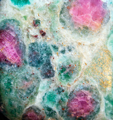 Extreme Close Up of A Gemstone Crystal