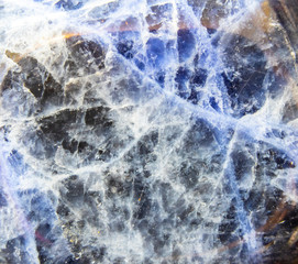 Extreme Close Up Of Blue Quartz Crystal