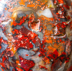 Extreme Close Up of A Gemstone Crystal