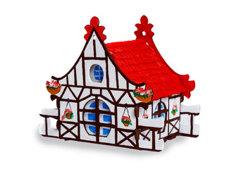 Cardboard toy house