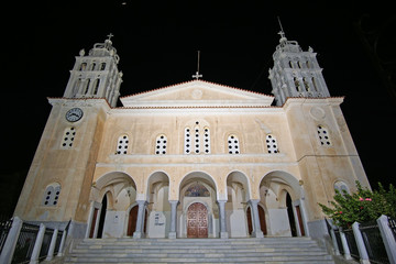 View of the Byzantine church of Agia Triada Holy Trinity