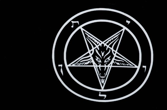 Satanic pentagram Satan goat head religion symbol