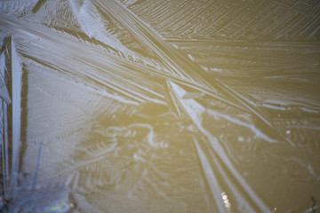 Ice in the winter. Dead water. Cold. The beginning of spring. Ice texture. Beauty of nature. Simple...