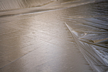 Ice in the winter. Dead water. Cold. The beginning of spring. Ice texture. Beauty of nature. Simple...