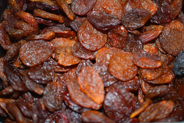Variety of dried fruits and nuts