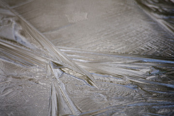 Ice in the winter. Dead water. Cold. The beginning of spring. Ice texture. Beauty of nature. Simple...