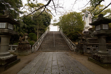 神社の階段