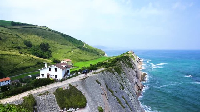 Zumaia coast, Pais Vasco Spain
