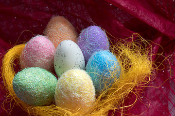 Easter eggs decorative