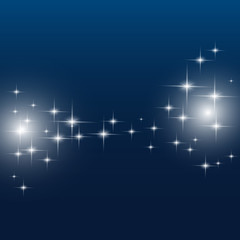 Glow isolated white light effect,