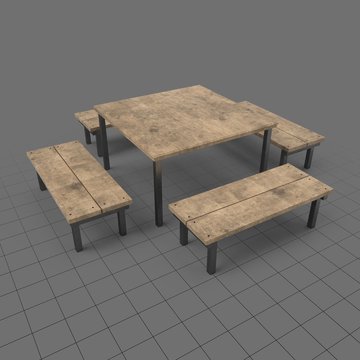 Outdoor table set