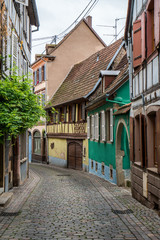 Fototapeta na wymiar Old town in Alsace, Barr.