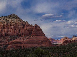Iconic red rock formations of sedona, Arizona