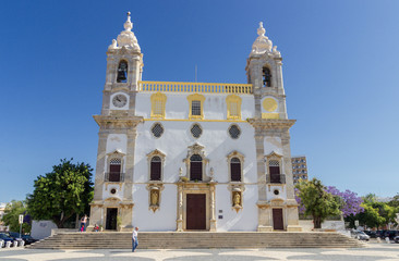 Carmo church in Faro in Algarve (Portugal)