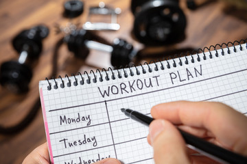 Human's Hand Writing Workout Plan