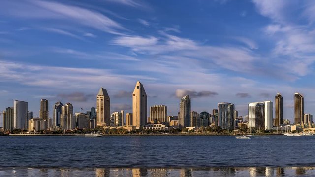 San Diego Skyline from Coronado Island