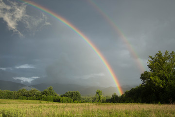 Cades Cove Rainbow - Great Smoky Mountains National Park - Tennessee