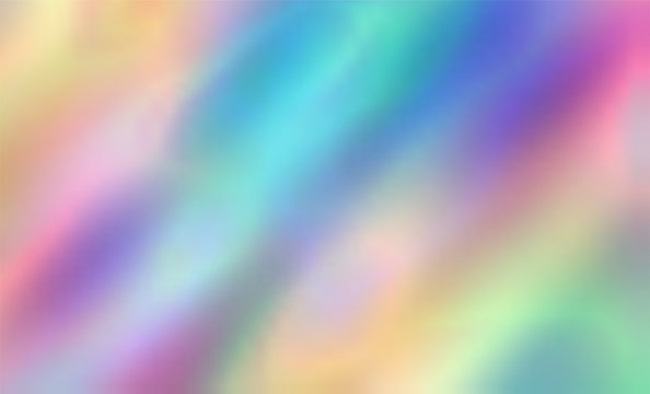 Futuristic holographic neon background. Colorful abstract gradient.