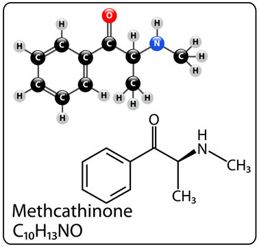 Methcathinone Molecule Structure