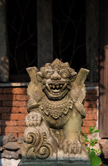 Sand stone creature in asian style