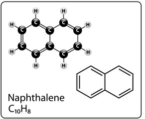 Naphthalene Molecule Structure