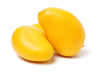 Mango on white background