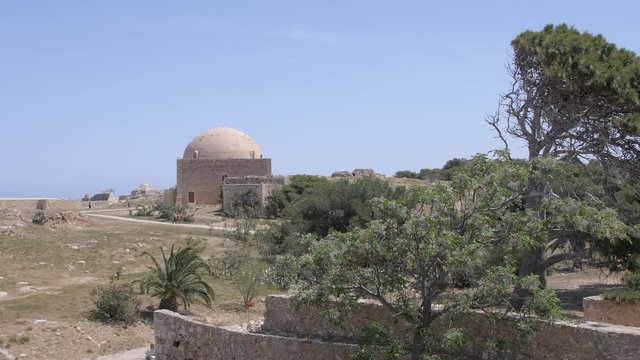The Mosque of Sultan Ibrahim within the Fortezza, castle, Rethymnon, Crete