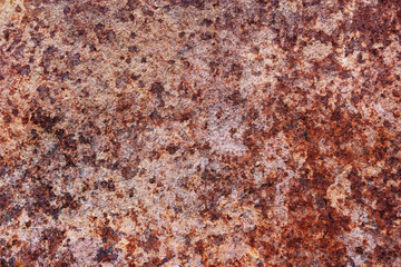 Rust on steel plate. Rusty metal Texture for decoration and industrial. construction concept.