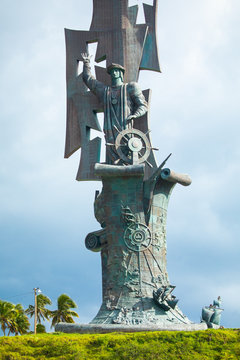 Birth Of The New World - Sculpture By Zurab Tsereteli. Puerto Rico. 