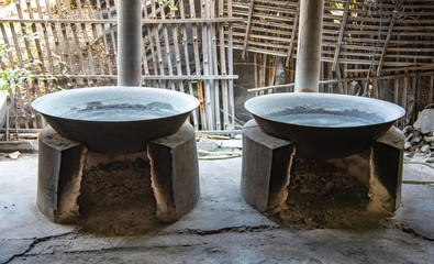 Firewood stove for cooking