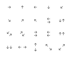 set of arrow icons