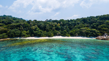 Turtle Beach in Pulau Perhentian Kecil (Malaysia)
