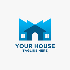 Intersect house logo design