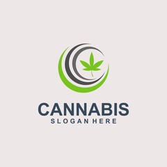 CANNABIS LOGO TEMPLATE