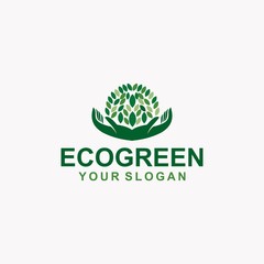 ECO GREEN LOGO TEMPLATE
