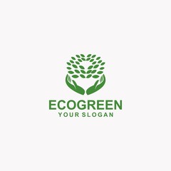 ECO GREEN LOGO TEMPLATE