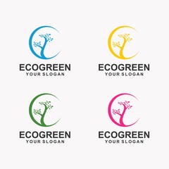 ECO GREEN LOGO TEMPLATE