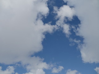 Fototapeta premium blue sky with clouds