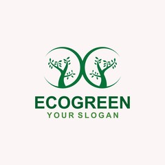 ECO GREEN LOGO TEMPLATE