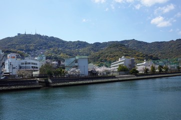 Obraz premium 浦上川