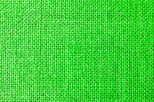 Green linen or hemp sack cloth textured for background.