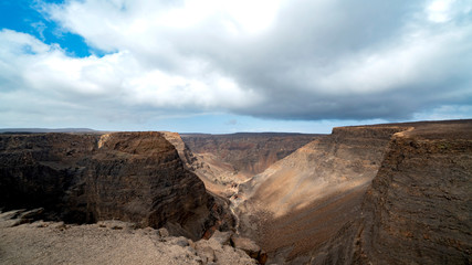 Volcanic landscape in Djibouti
