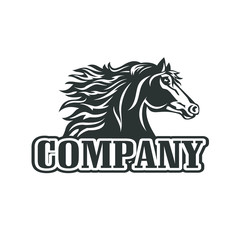 Speed Horse Logo vector