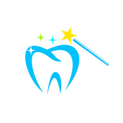 Magic Teeth Logo, Dental Logo