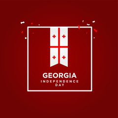 Georgia Independence Day Vector Design