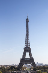 Fototapeta na wymiar Eiffel Tower, symbol of Paris, France. Paris Best Destinations in Europe