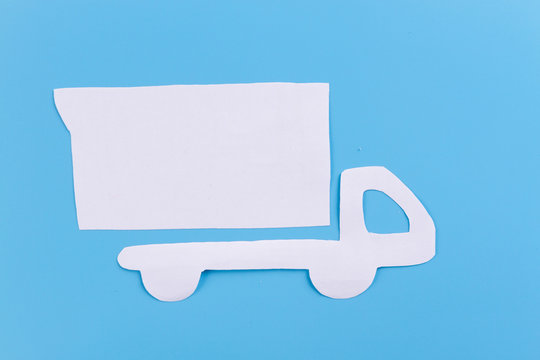 truck made of paper