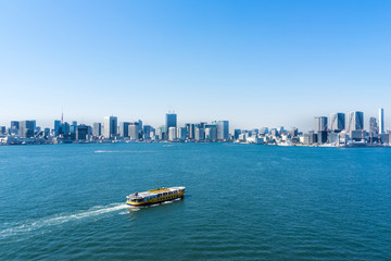 東京湾の風景
