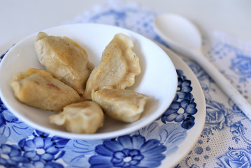 dumplings pierogi in a bowl