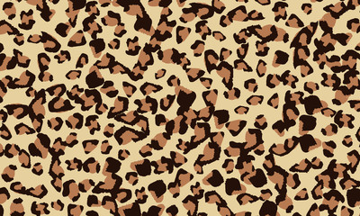 Leopard print design. Animal skin pattern.